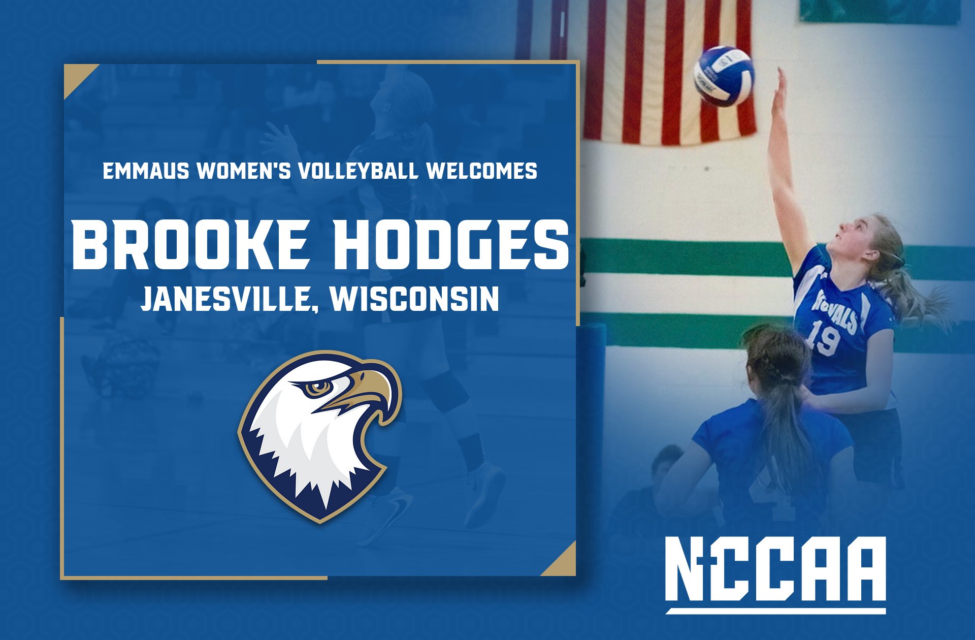 Hodges Joins Emmaus Volleyball